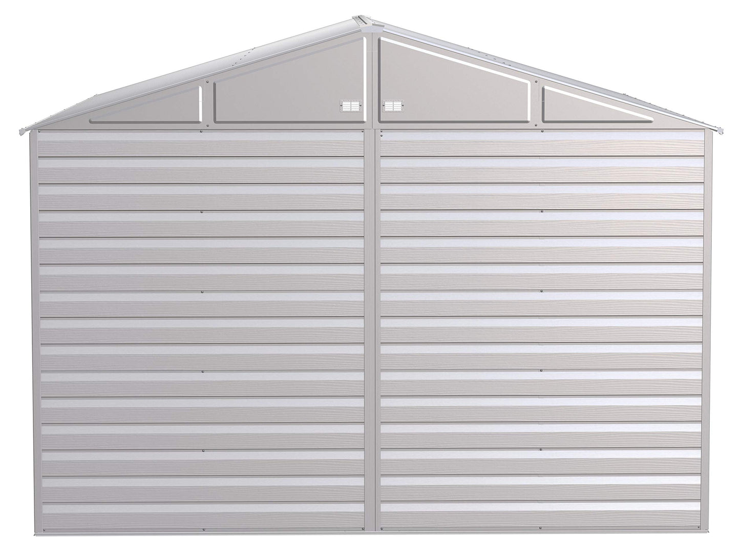 Arrow Shed Select Hangar de rangement extérieur verrouillable en acier, 10' x 14', gris flûte 