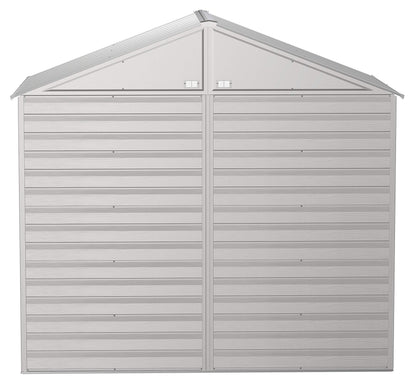 Arrow Shed Select Hangar de rangement extérieur verrouillable en acier, 8' x 6', gris flûte 