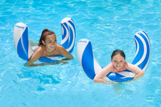 Poolmaster Inflatable Curved Swimming Pool Noodle Pool Float 2 Pack