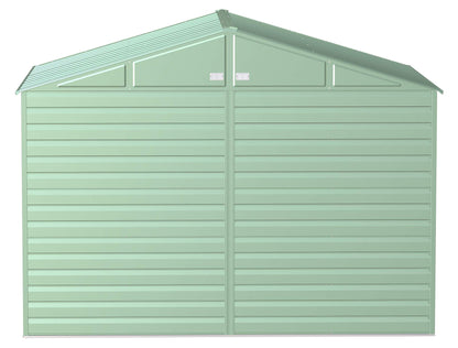 Arrow Shed Select Hangar de rangement extérieur verrouillable en acier, 10' x 8', vert sauge 