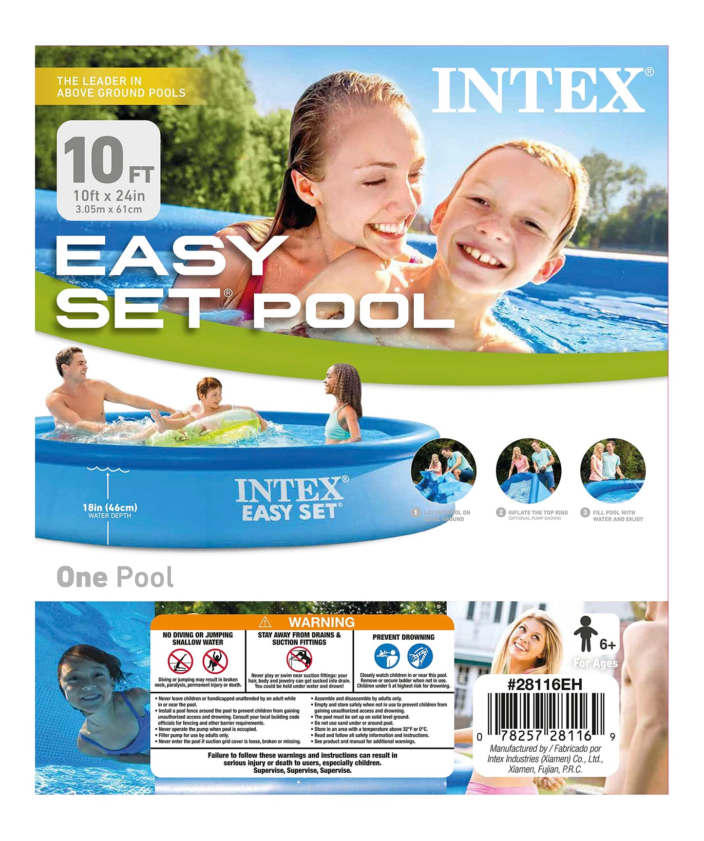 Piscine gonflable Easy Set® 10' x 24" 