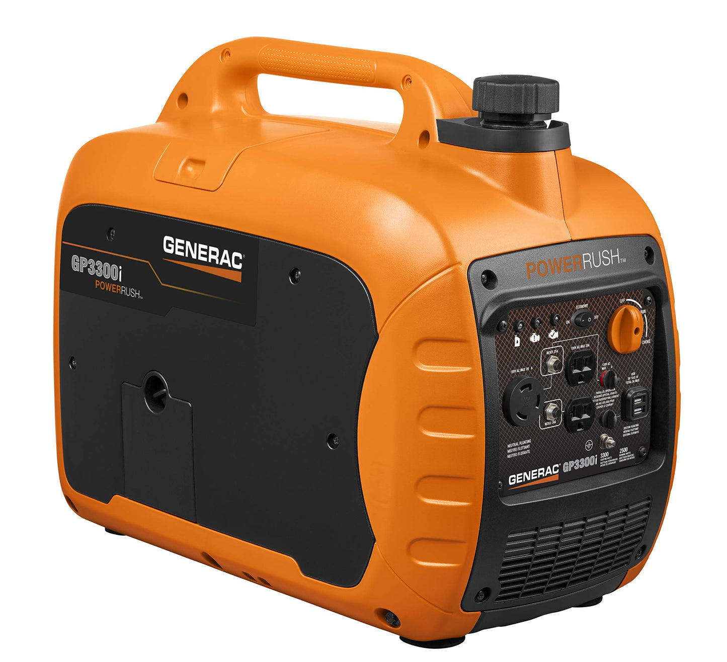 Generac GP3300i 7154 3,300-Watt Gas-Powered Portable Inverter Generator with CARB Compliant