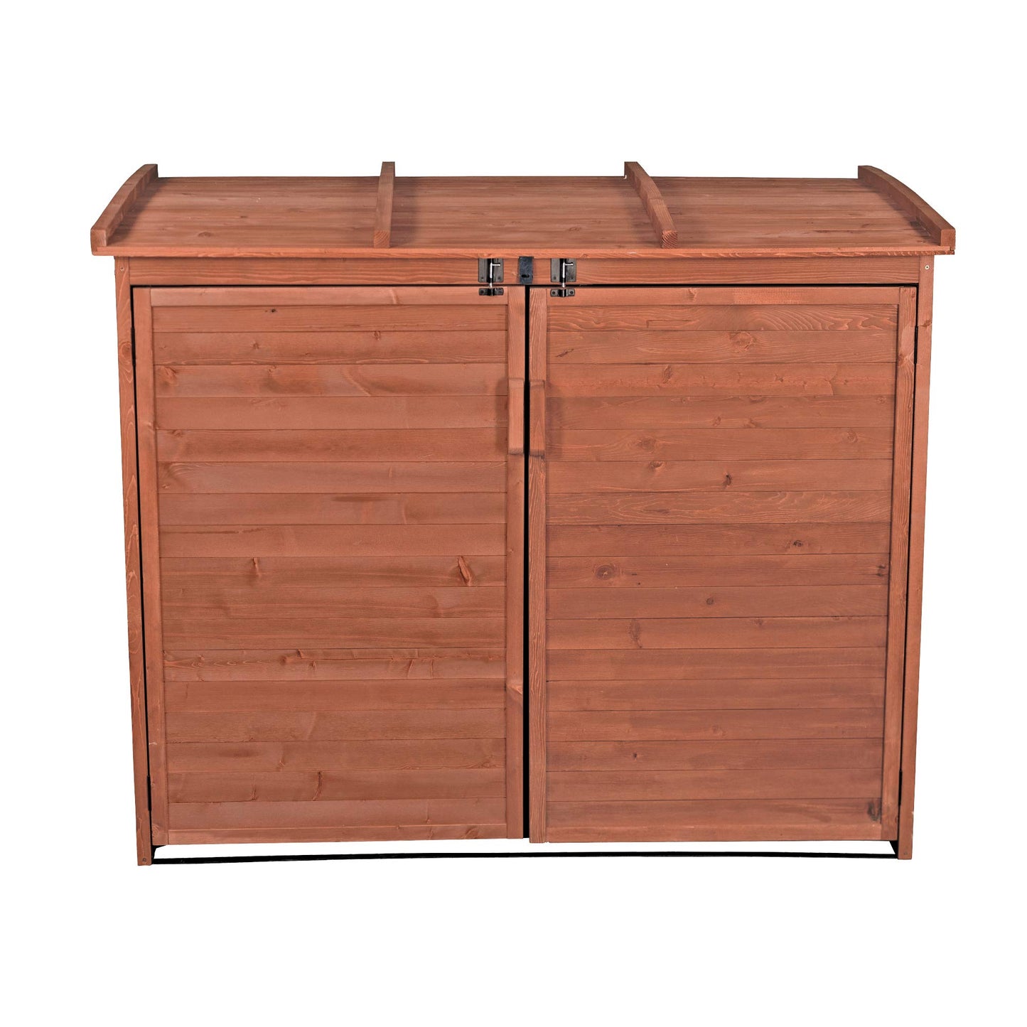 Leisure Season RSS2001L-C Large Horizontal Refuse Storage-Sheds, Medium Brown