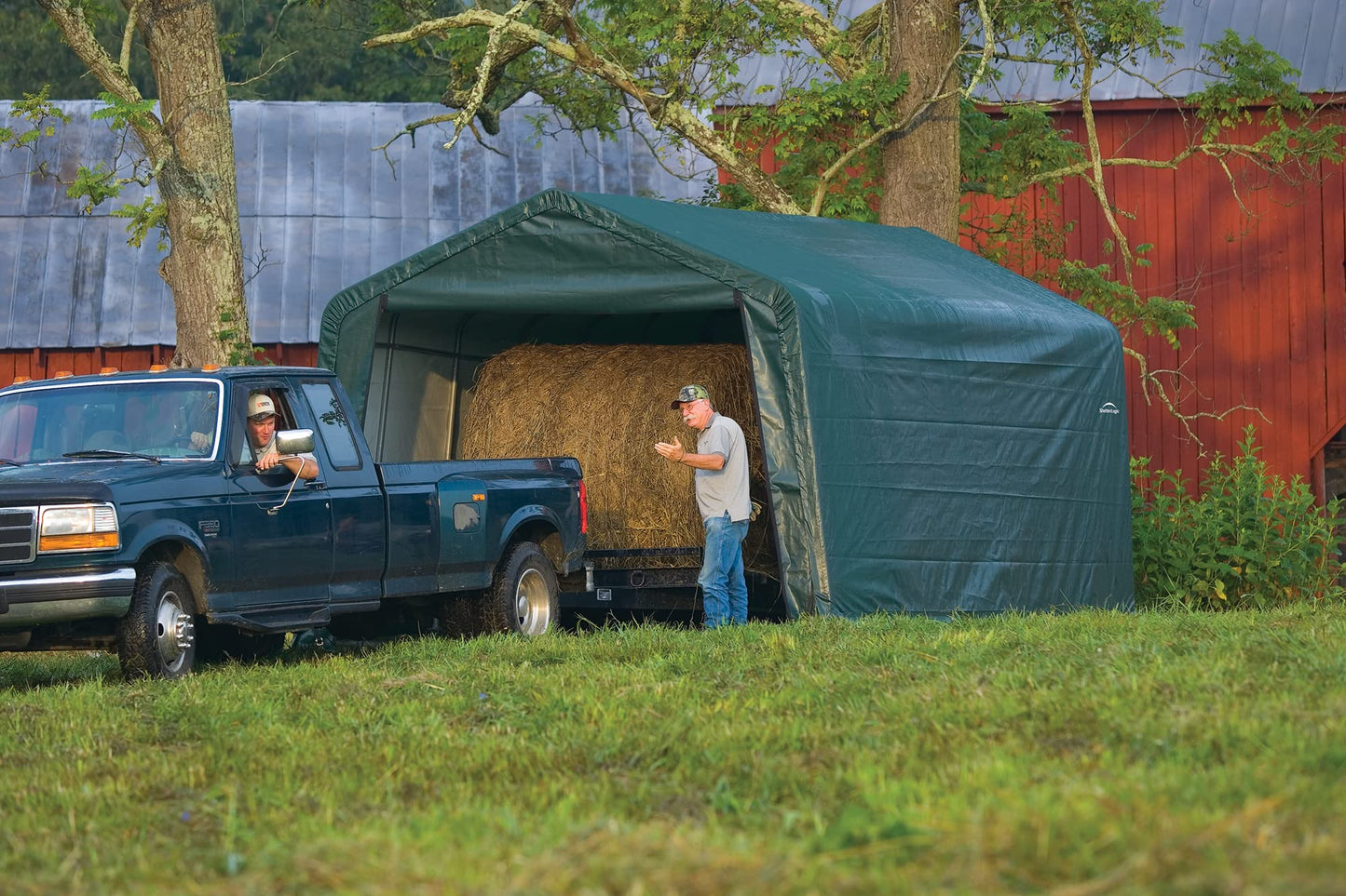 ShelterLogic 72444 Vert 12'x24'x8' Abri de style pic 12'x24'x8' 