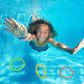 Pool Toys for Kids Ages 8-12, 6 Pcs Swimming Diving Toys Summer Underwater Training Swim Toys, Diving Rings for Teens Adults