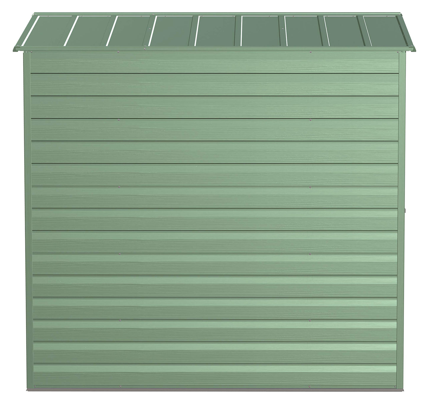 Arrow Shed Select 6' x 7' Outdoor Lockable Steel Storage Shed Building, Sage Green