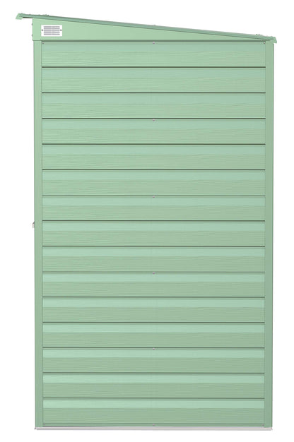 Arrow Shed Select Hangar de rangement extérieur verrouillable en acier, 6' x 4', vert sauge 