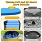 JECOO Portable Dog Pool, Foldable Plastic Kiddie Pool, Small/Large Sizes