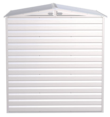 Arrow Shed Select Hangar de rangement extérieur verrouillable en acier, 6' x 7', gris flûte 