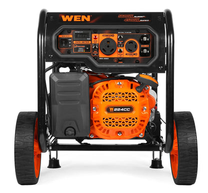 WEN GN5602X Générateur portatif de 5 600 watts - Carburant unique et démarrage électrique 