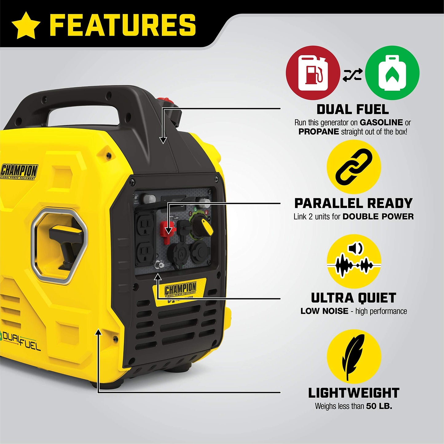 Champion Power Equipment 200961 2500-Watt