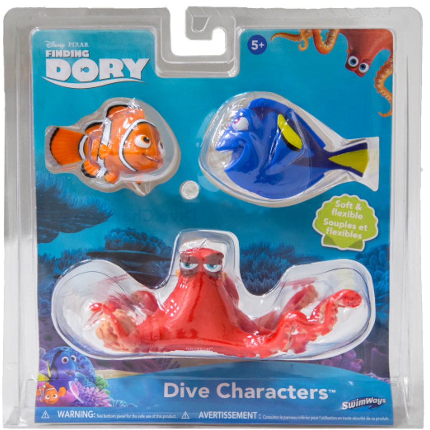 SwimWays Disney Finding Dory Dive Characters Diving Toys (3-Pack), Bath Toys & Pool Party Supplies for Kids Ages 5 and Up