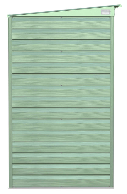 Arrow Shed Select Hangar de rangement extérieur verrouillable en acier, 8' x 4', vert sauge 