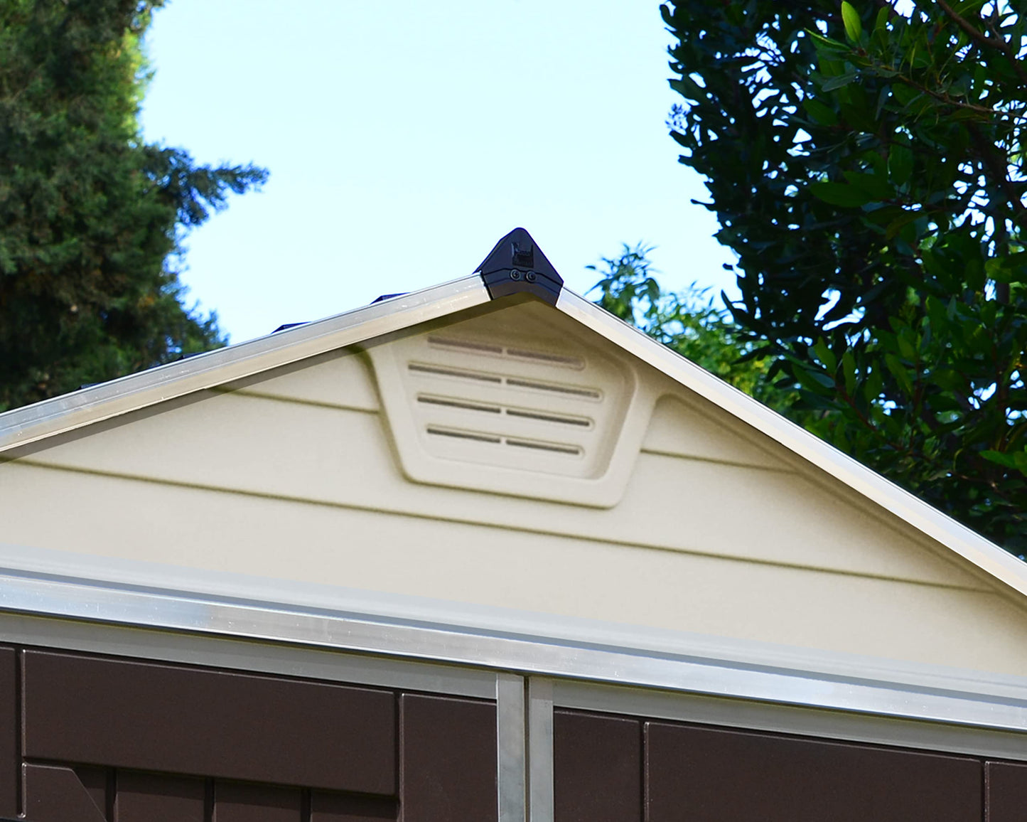 Palram SkyLight Storage Shed | 6' x 10' | Tan 6' x 10'