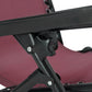 Zero Gravity Chair-Burgundy Burgundy