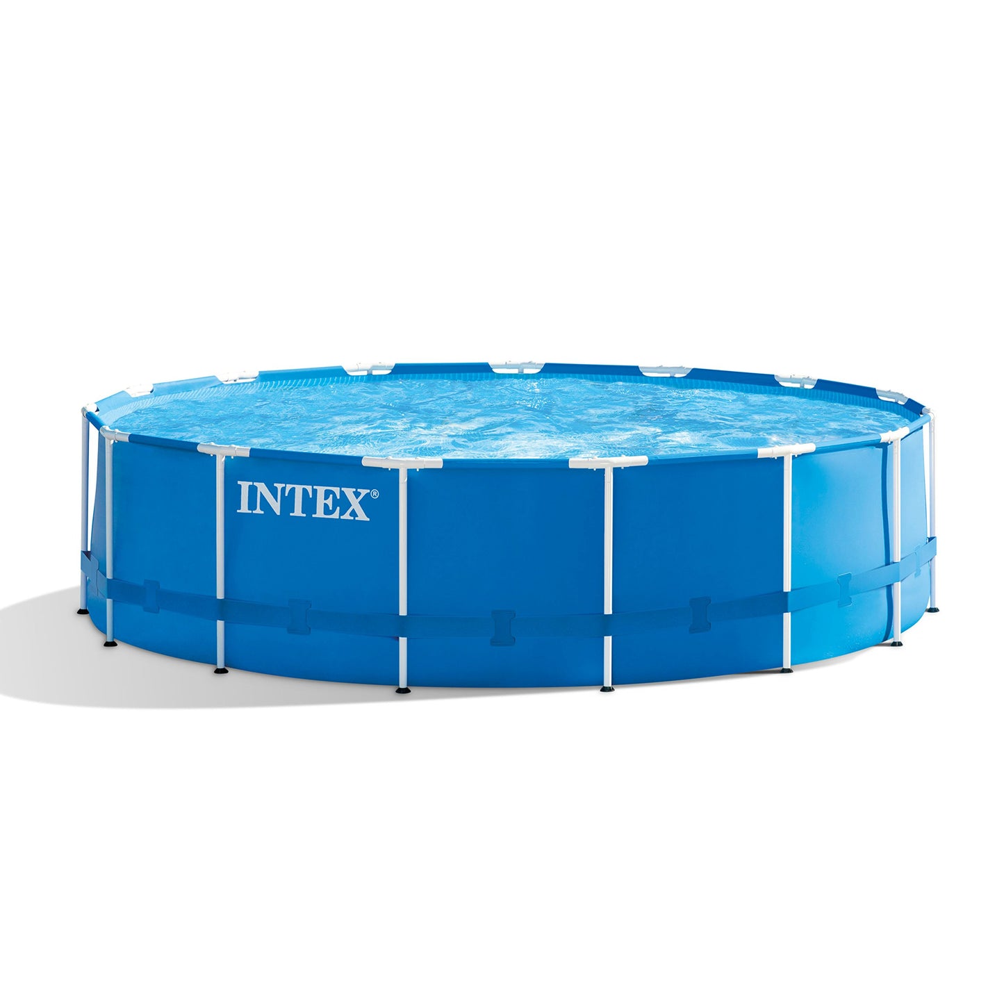 Intex 15'x48" Metal Frame Above Ground Pool Set