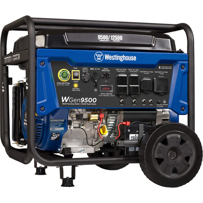 Westinghouse Outdoor Power Equipment 12500 Peak Watt Home Backup Portable Generator with Remote Electric Start