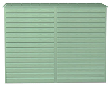 Arrow Shed Select Hangar de rangement extérieur verrouillable en acier, 8' x 4', vert sauge 