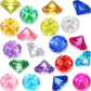 16 Pieces Diving Gems Pool Toys Large Acrylic Gems Big Diamond Gems Pirate Treasure Chest Summer Underwater Swimming Toys for Birthday Swimming Pool Party Favors (Classic Style) Classic