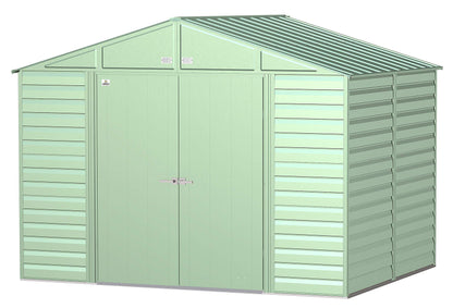 Arrow Shed Select Hangar de rangement extérieur verrouillable en acier, 10' x 8', vert sauge 