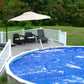 Sun2Solar Blue 21-Foot-by-41-Foot Oval Solar Cover | 1200 Series