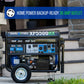 DuroMax XP5500HX Dual Fuel Portable Generator-5500 Watt Gas or Propane Powered Electric Start w/CO Alert, 50 State Approved, Blue 5,500-Watt Dual Fuel