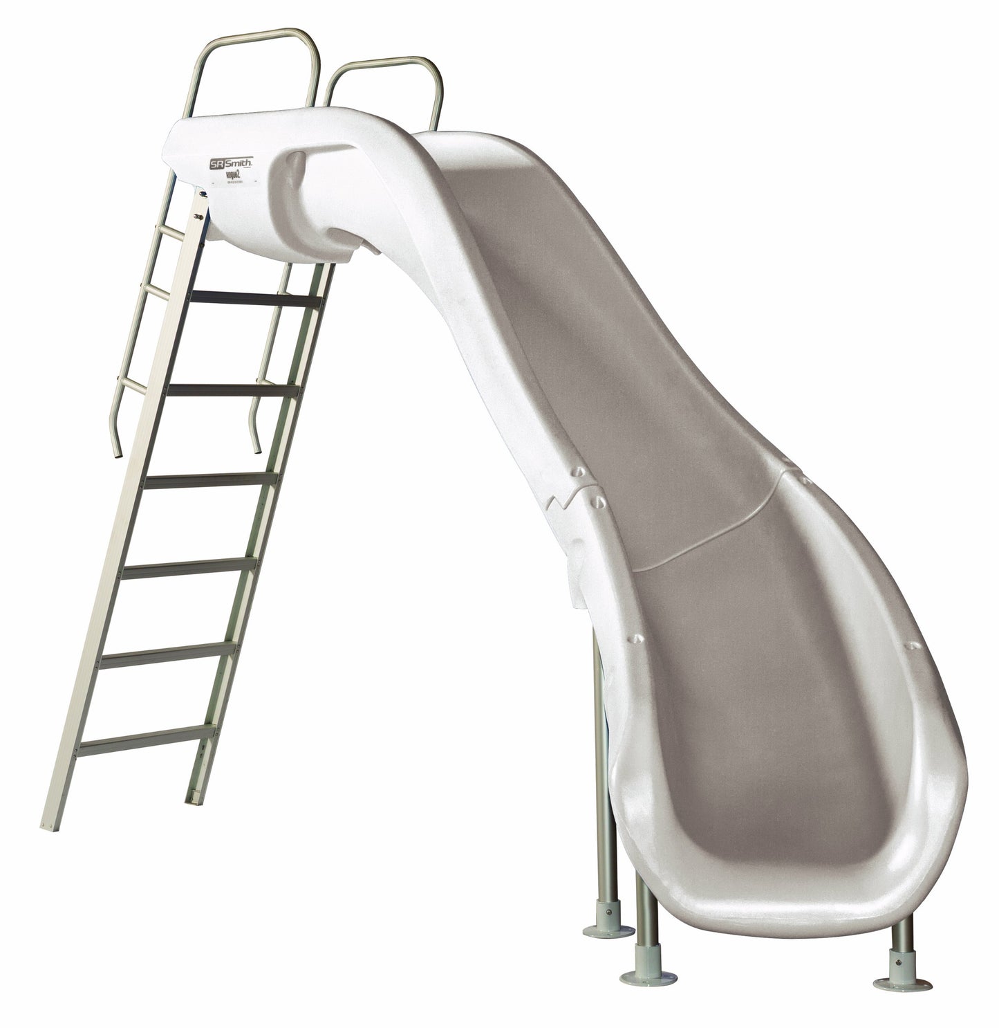 S.R. Smith 610-209-5822 Rogue2 Pool Slide, White Left Curve Rogue2 Pool Slide610-209-5812