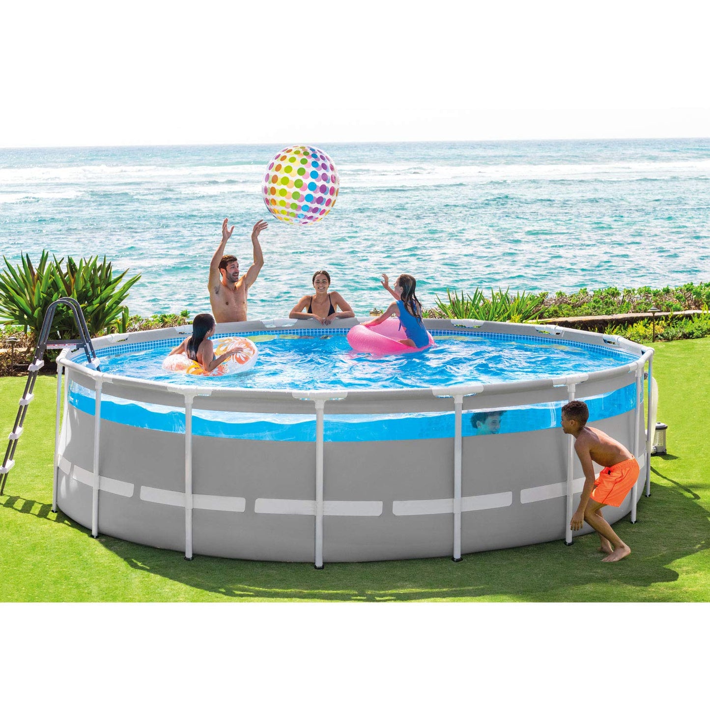 Clearview Prism Frame™ 16' x 48" Above Ground Pool Set