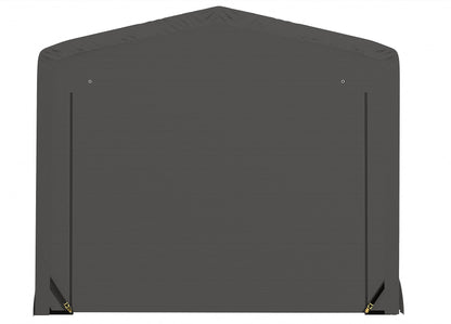 ShelterLogic ShelterTube Abri de garage et de stockage, 12' x 23' x 10', cadre en acier robuste, boîtier résistant au vent et à la neige, gris 12' x 23' x 10' 