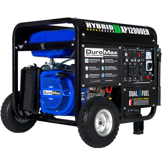 DuroMax XP12000EH Dual Fuel Generator-12000 Watt Gas or Propane Powered Home Back Up