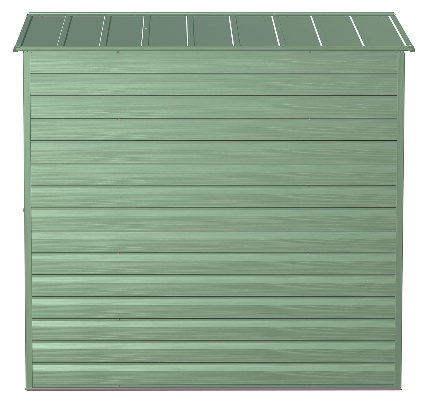 Arrow Shed Select 6' x 7' Outdoor Lockable Steel Storage Shed Building, Sage Green