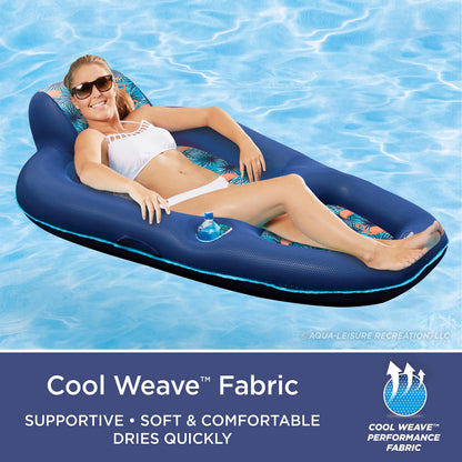 Aqua Luxury Pool Float Lounges, Recliners, Tanners - Plusieurs couleurs/styles - pour adultes et enfants Floating XL Lounge Palm Beach Flamingo