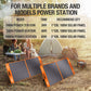 EBL MP1000+18V100W Portable Power Station, Solar Generator 1000W and 2X 100W Portable Solar Panel with 2 x AC Outlets