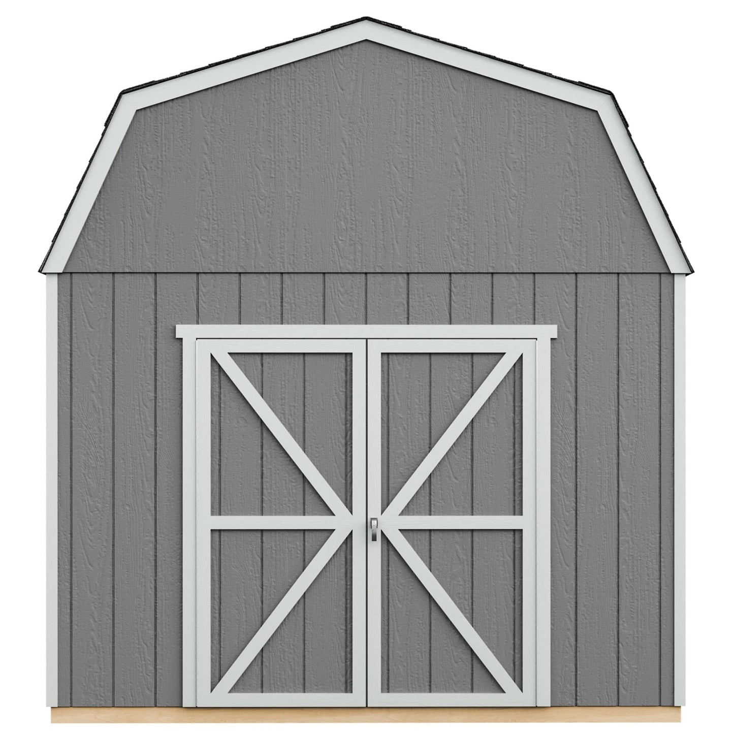 Handy Home Products Hangar de rangement en bois à faire soi-même avec plancher Braymore 10 x 12 