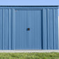 Arrow Shed Classic 8' x 4' Outdoor Padlockable Steel Storage Shed Building, Blue Grey 8' x 4'