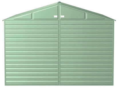 Arrow Shed Select 10' x 14' Outdoor Lockable Steel Storage Shed Building, Sage Green