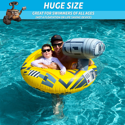 Disney Pool Float Party Tube par GoFloats - Choisissez entre Mickey et ses amis, Monster's Inc, Finding Nemo, Lilo and Stitch, UP et Wall-E