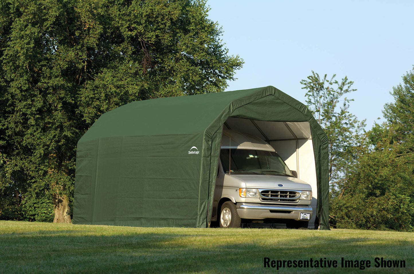 ShelterLogic 97254 Abri de grange vert 12'x28'x9' 12' x 28' x 9' 