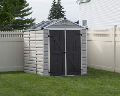 Palram - Canopia SkyLight 6' x 8' Storage Shed - Tan 6' x 8'