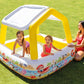 Intex Sun Shade Inflatable Pool, 62" x 62" x 48", Ages 2+