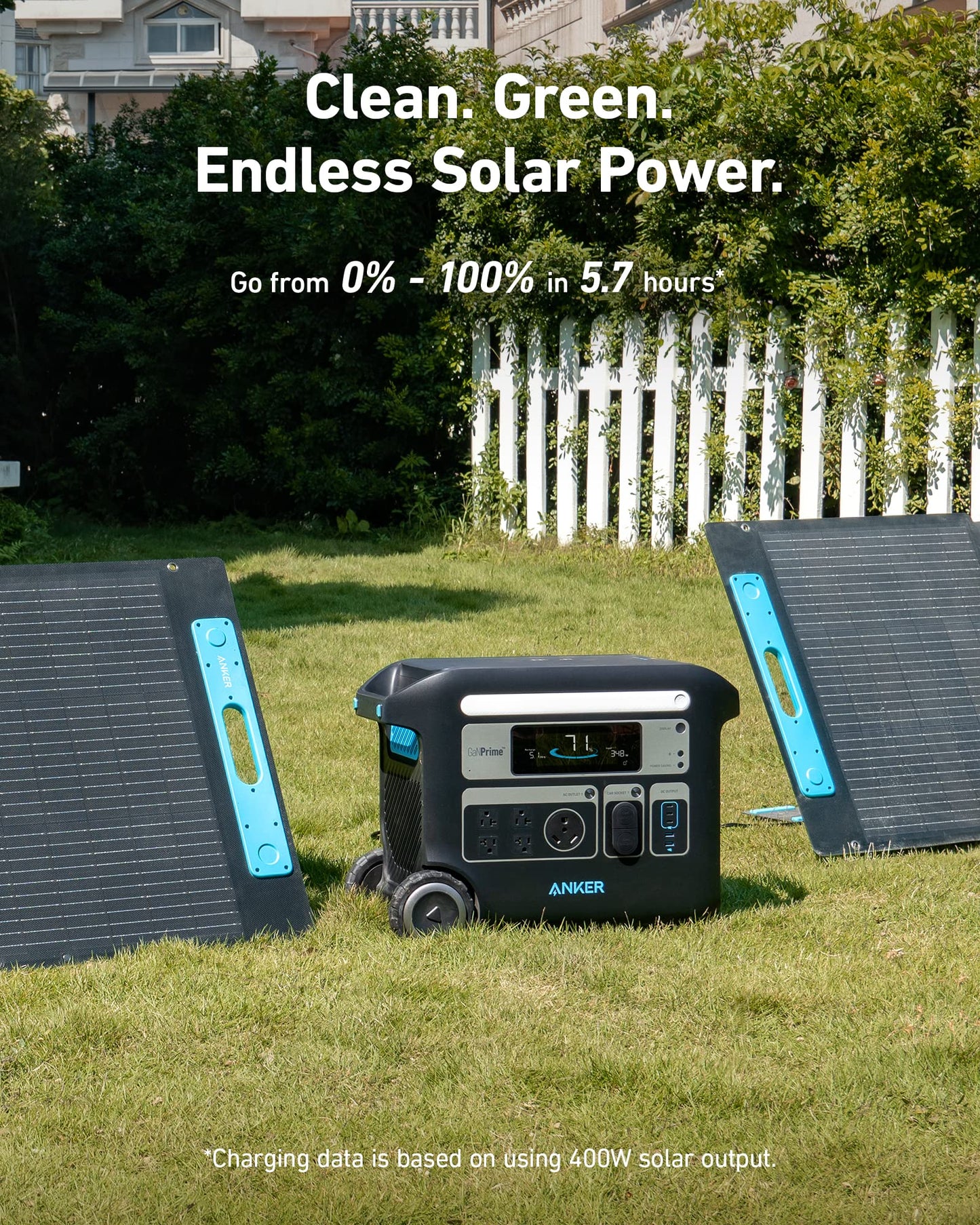Anker SOLIX F2000 Portable Power Station, PowerHouse 767, 2048Wh GaNPrime Solar Generator