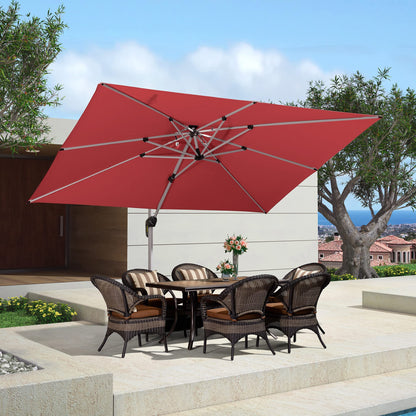 Parasol d'extérieur rectangulaire 9' X 12' Terra 