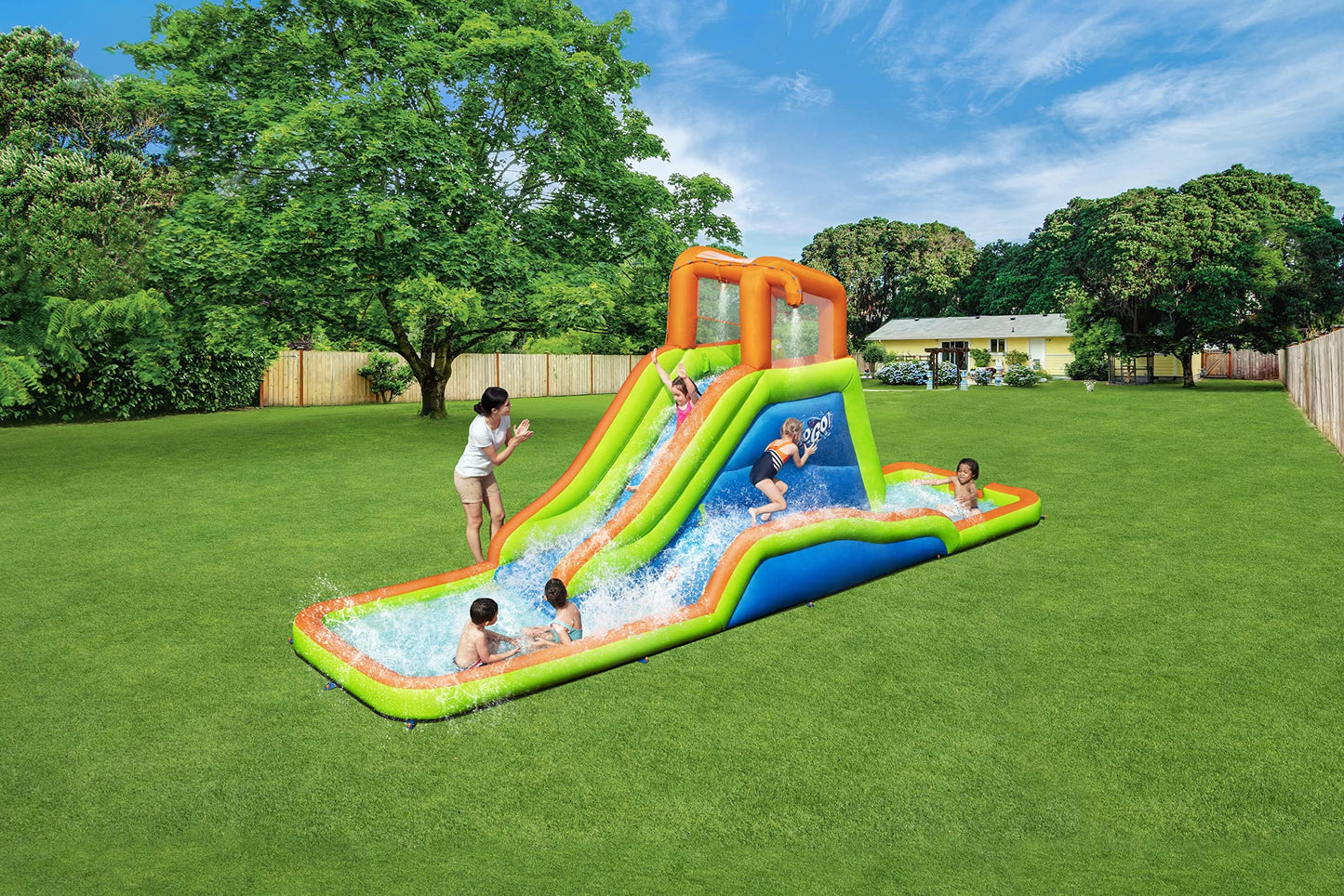 Bestway H2OGO! Aquaventure Kids Inflatable Water Park | Inflatable Slide and Pool Aquaventure Water Zone