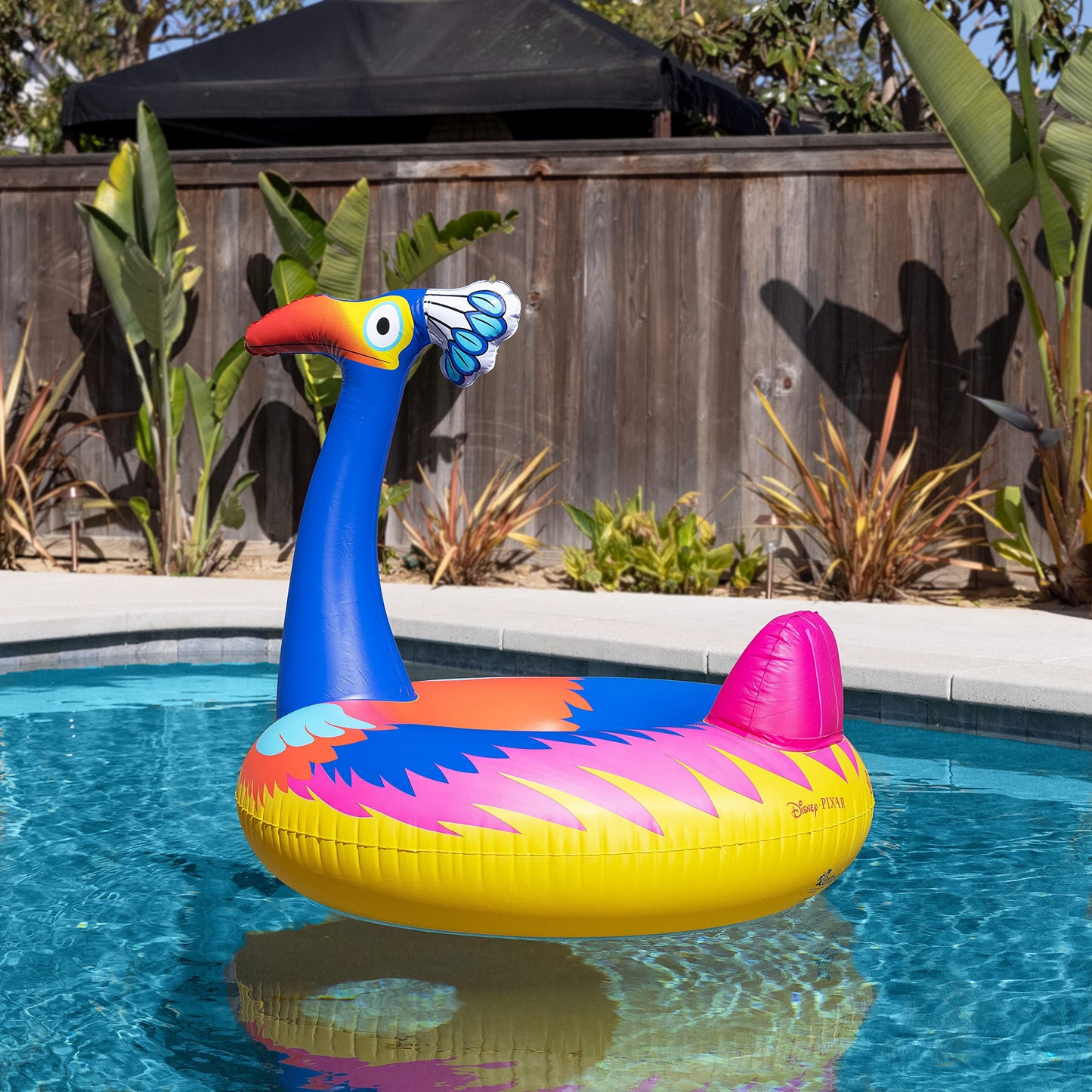 Disney Pool Float Party Tube by GoFloats - Choose Between Mickey and Friends, Monster's Inc, Finding Nemo, Lilo and Stitch, UP and Wall-E Kevin