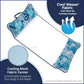 Aqua Original 4-in-1 Monterey Hammock Pool Float & Water Hammock – Multi-Purpose, Inflatable Pool Floats for Adults – Patented Thick, Non-Stick PVC Material Supreme Hammock - Blue Fern
