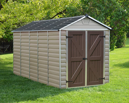 Palram - Canopia SkyLight 6' x 12' Storage Shed - Tan 6' x 12'