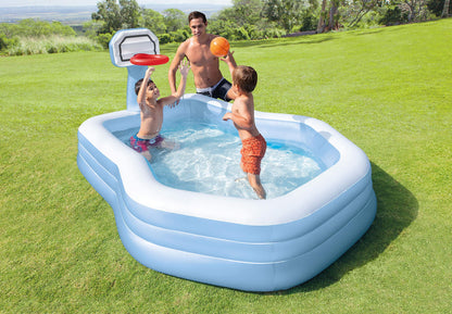 Intex Shootin' Hoops Swim Center Piscine familiale à partir de 3 ans