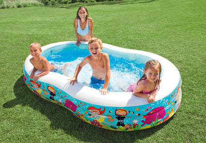 Intex Pool Snorkel Fun Swim Center, 103" x 63" x 18", à partir de 3 ans