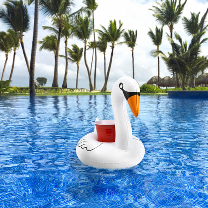 GoFloats Drink Float Lot de 3 cygnes blancs