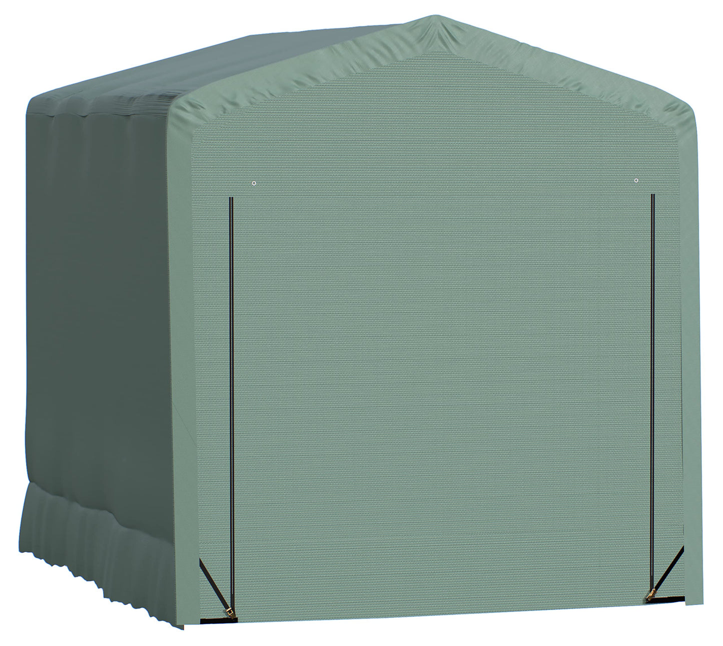 ShelterLogic ShelterTube Abri de garage et de stockage, 14' x 18' x 16', cadre en acier robuste, boîtier résistant au vent et à la neige, vert 14' x 18' x 16' 